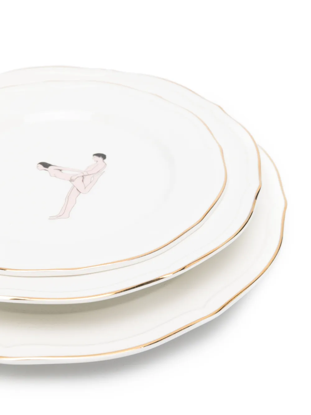 X Bruno Laurenzano Seikantai5271 - Elongated Plate (Set Of Four)