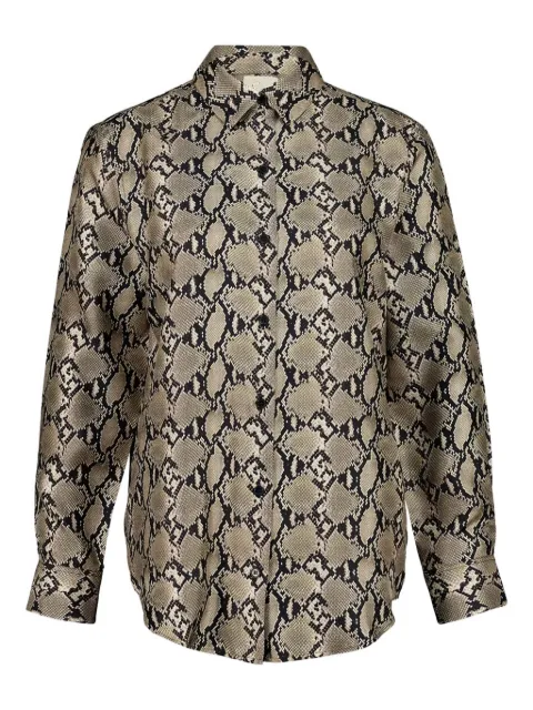 PAULA chemise à imprimé peau de serpent