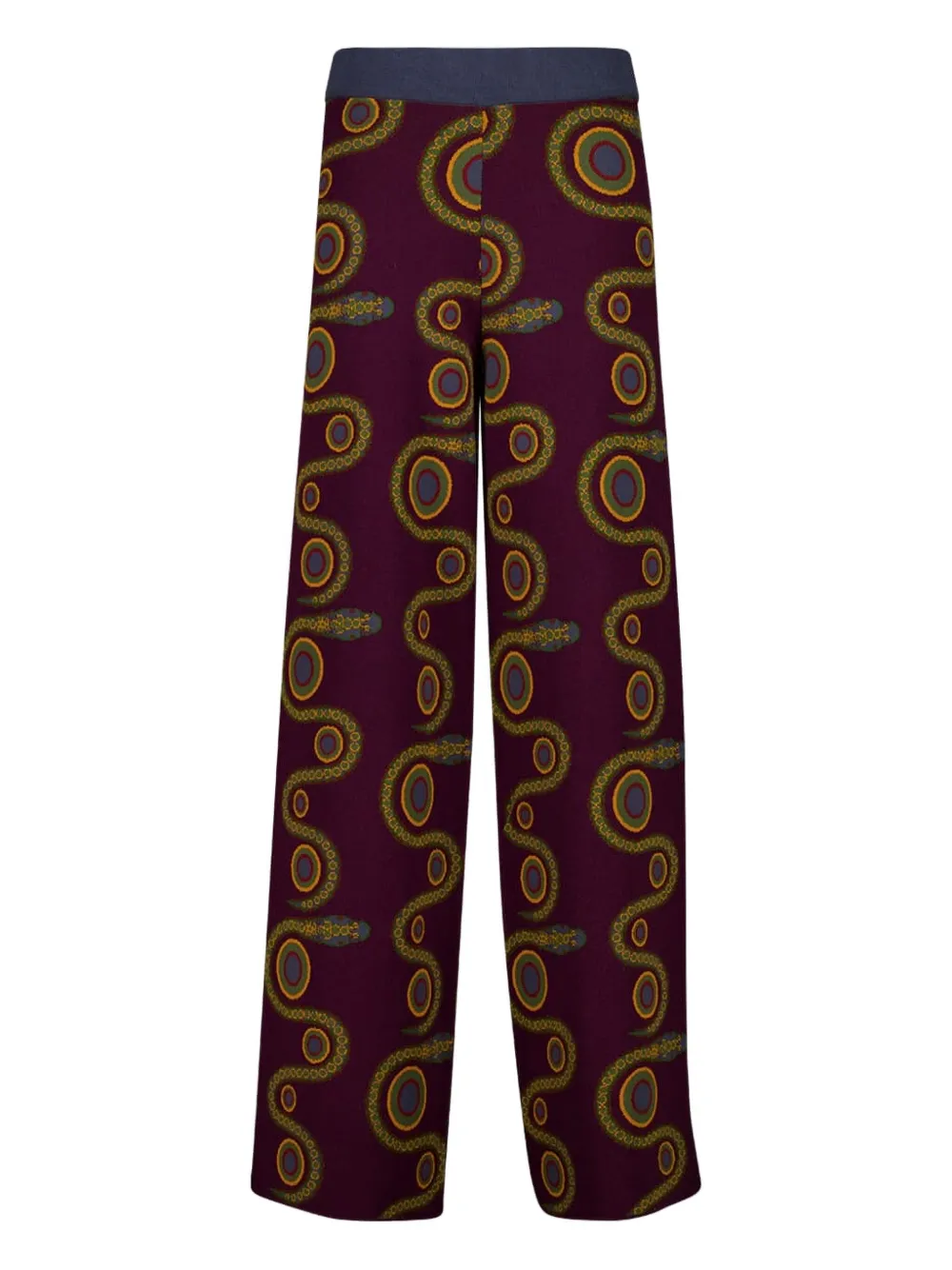 PAULA geometric-pattern trousers