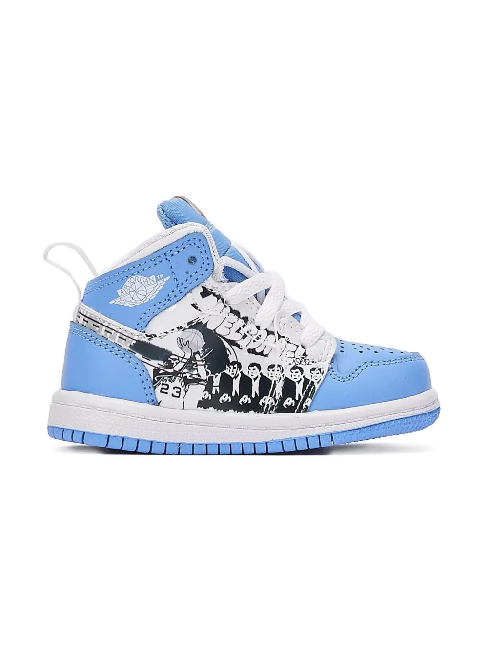 Jordan Kids Air Jordan 1 Mid sneakers - Blauw