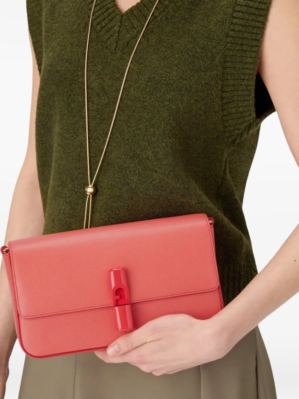 Furla Kleine Iride crossbodytas Roze