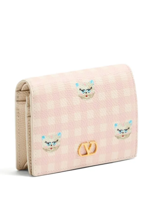 Valentino Garavani Vロゴ シグネチャー財布 | ピンク | FARFETCH JP