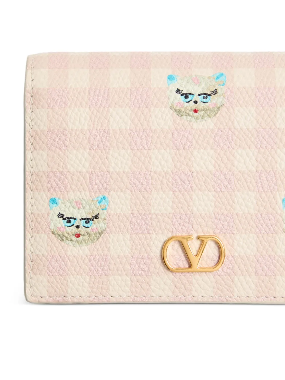 Valentino Garavani Vロゴ シグネチャー財布 | ピンク | FARFETCH JP