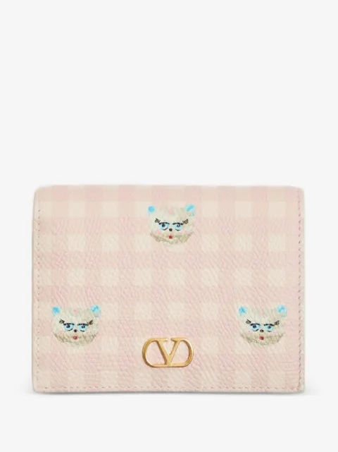 Valentino Garavani portefeuille à motif Vlogo Signature
