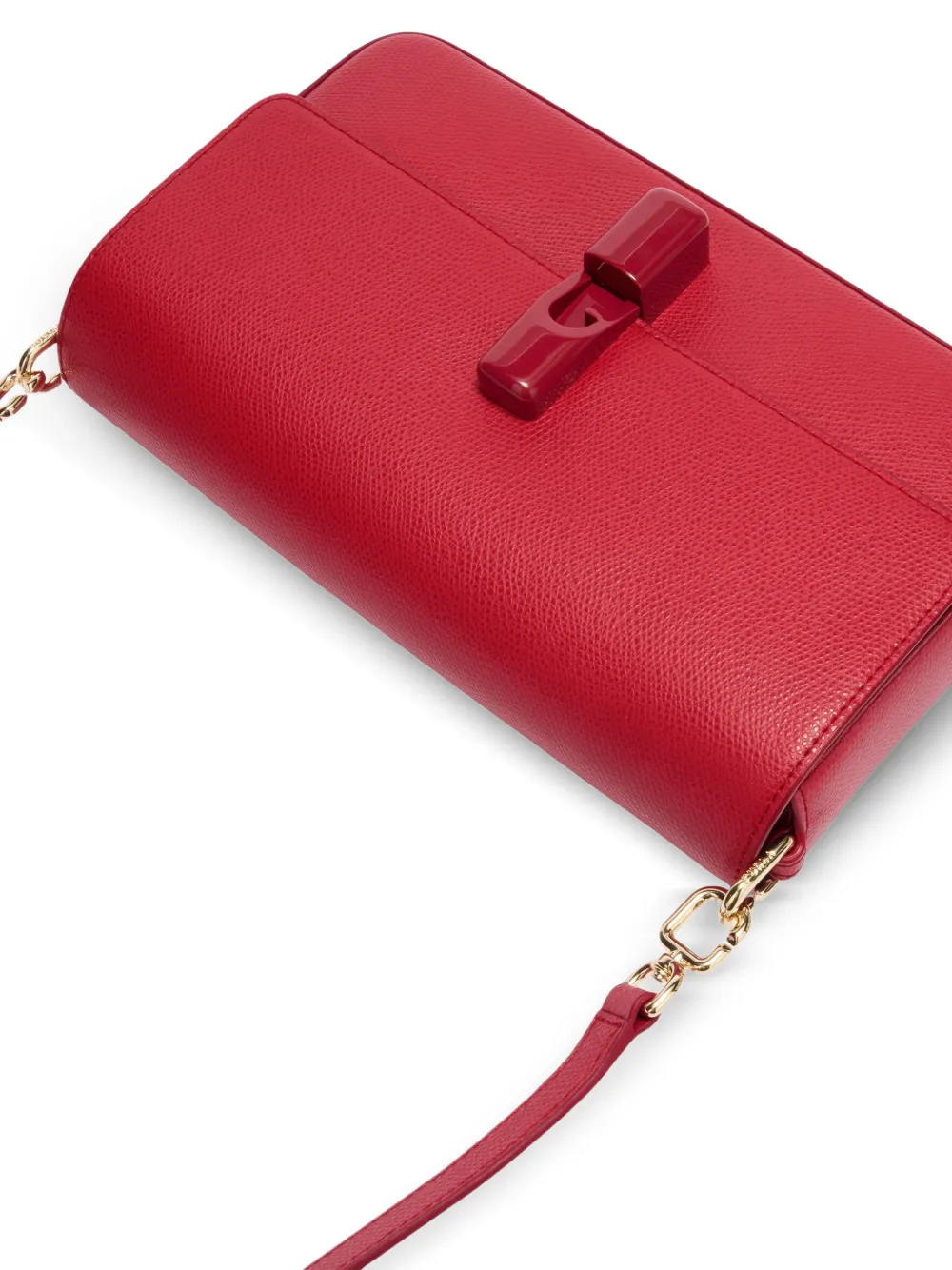 Furla Iride kleine leren crossbodytas Rood