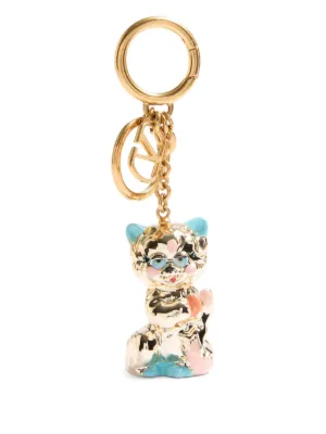 Valentino Garavani Le Chat De La Maison キーホルダー | ホワイト