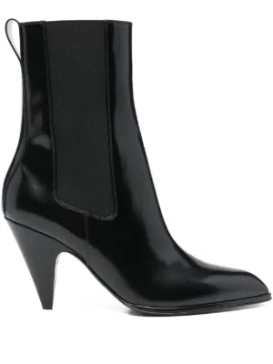 Mugler 95mm seam-detail Boots | Black | FARFETCH Mugler 95mm seam-detail Boots | Black | FARFETCH