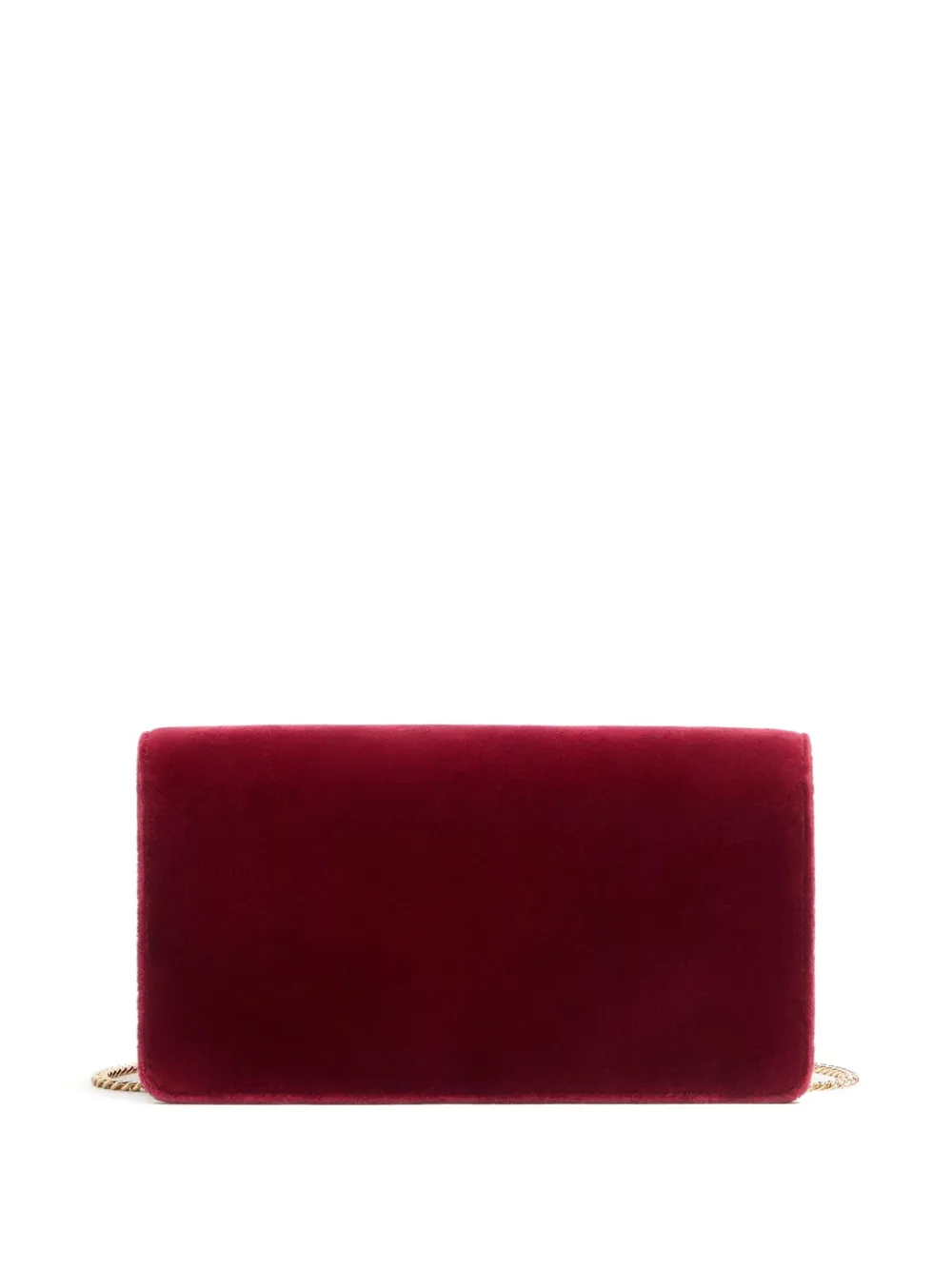 Valentino Garavani Fluwelen clutch met strik Rood