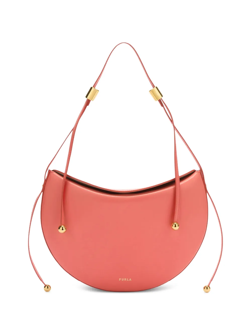 Furla small Moonstone leather shoulder bag - Rosa