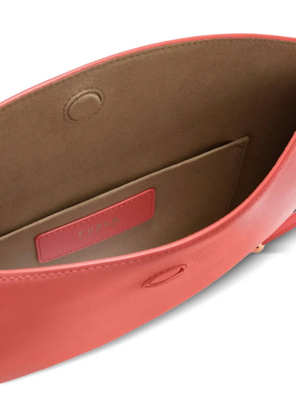 Furla Moonstone kleine leren schoudertas Roze