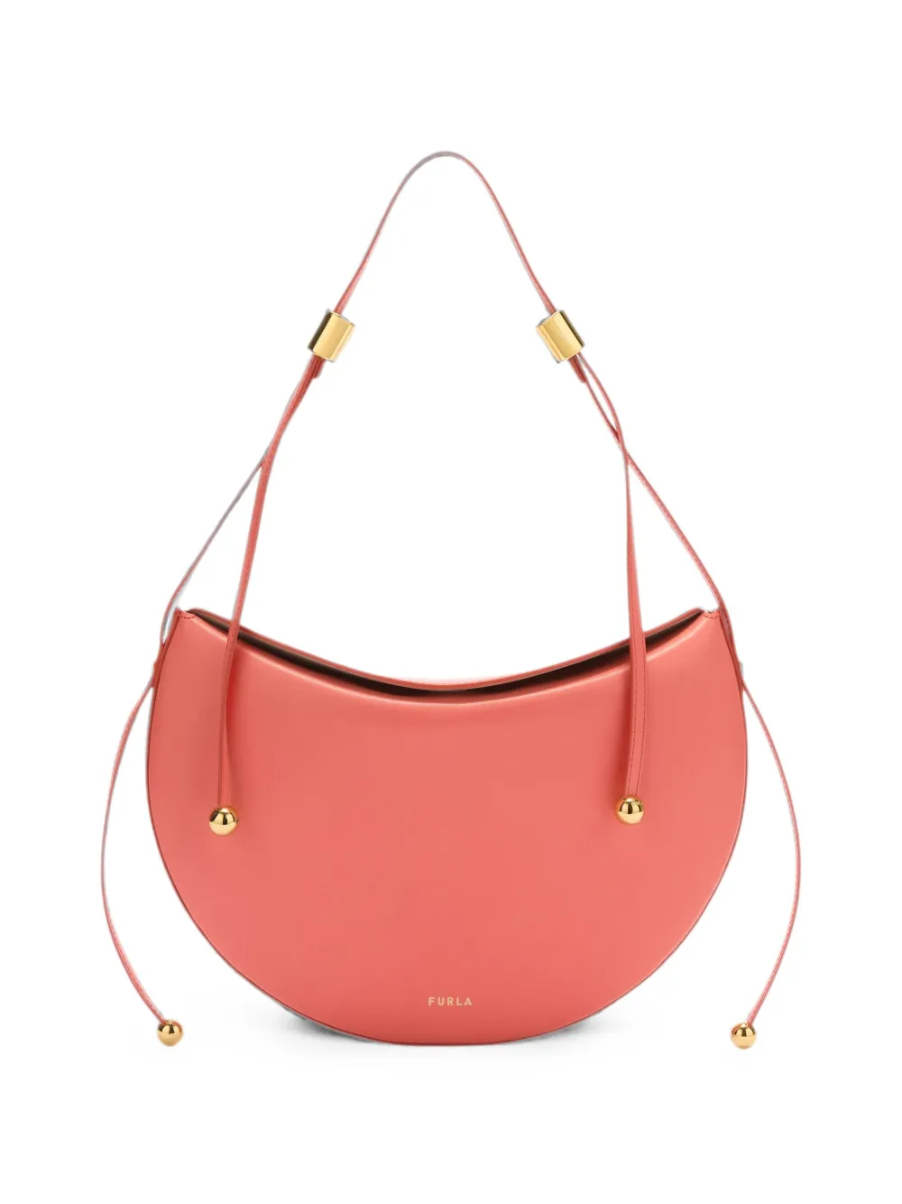 Furla small Moonstone leather shoulder bag - Rosa