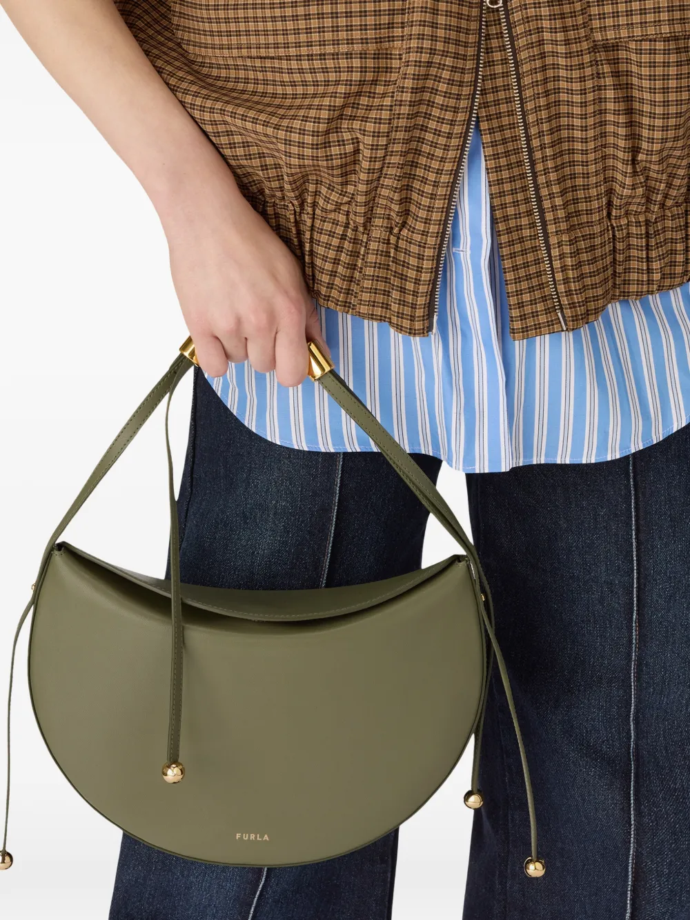 Furla S Moonstone shopper Groen