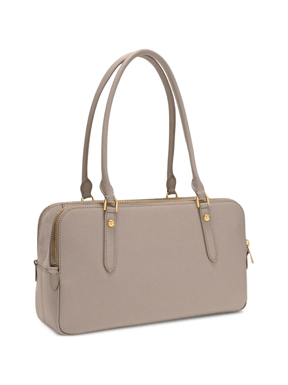 Furla Boston leren shopper Grijs