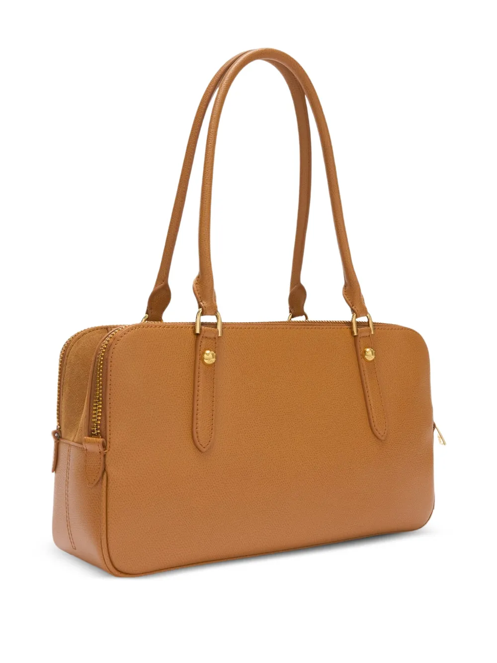 Furla Boston leren shopper - Bruin