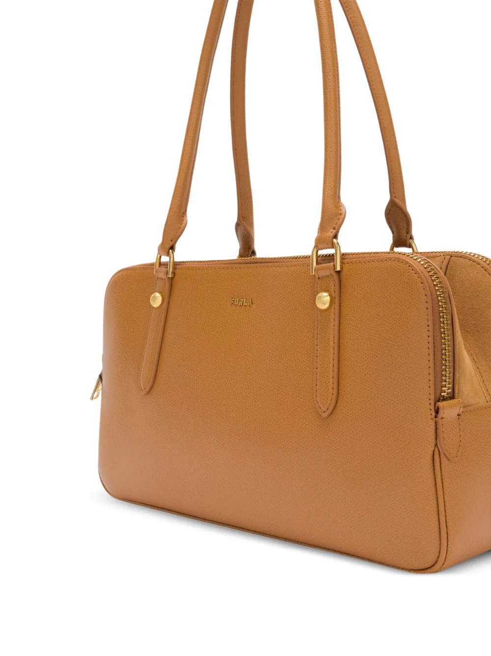 Boston Leather Tote Bag