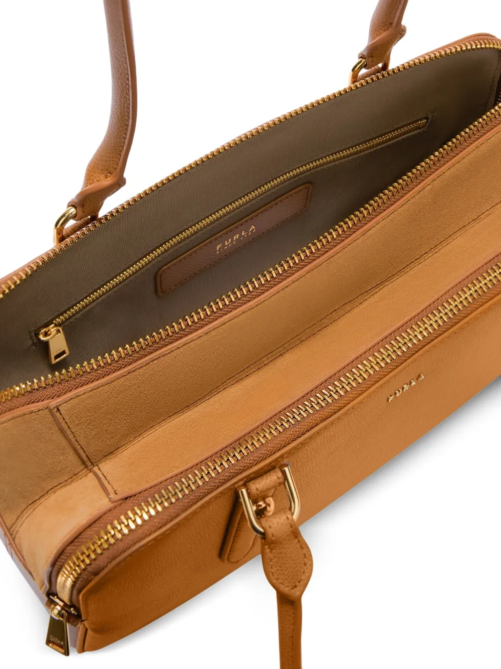 Boston Leather Tote Bag
