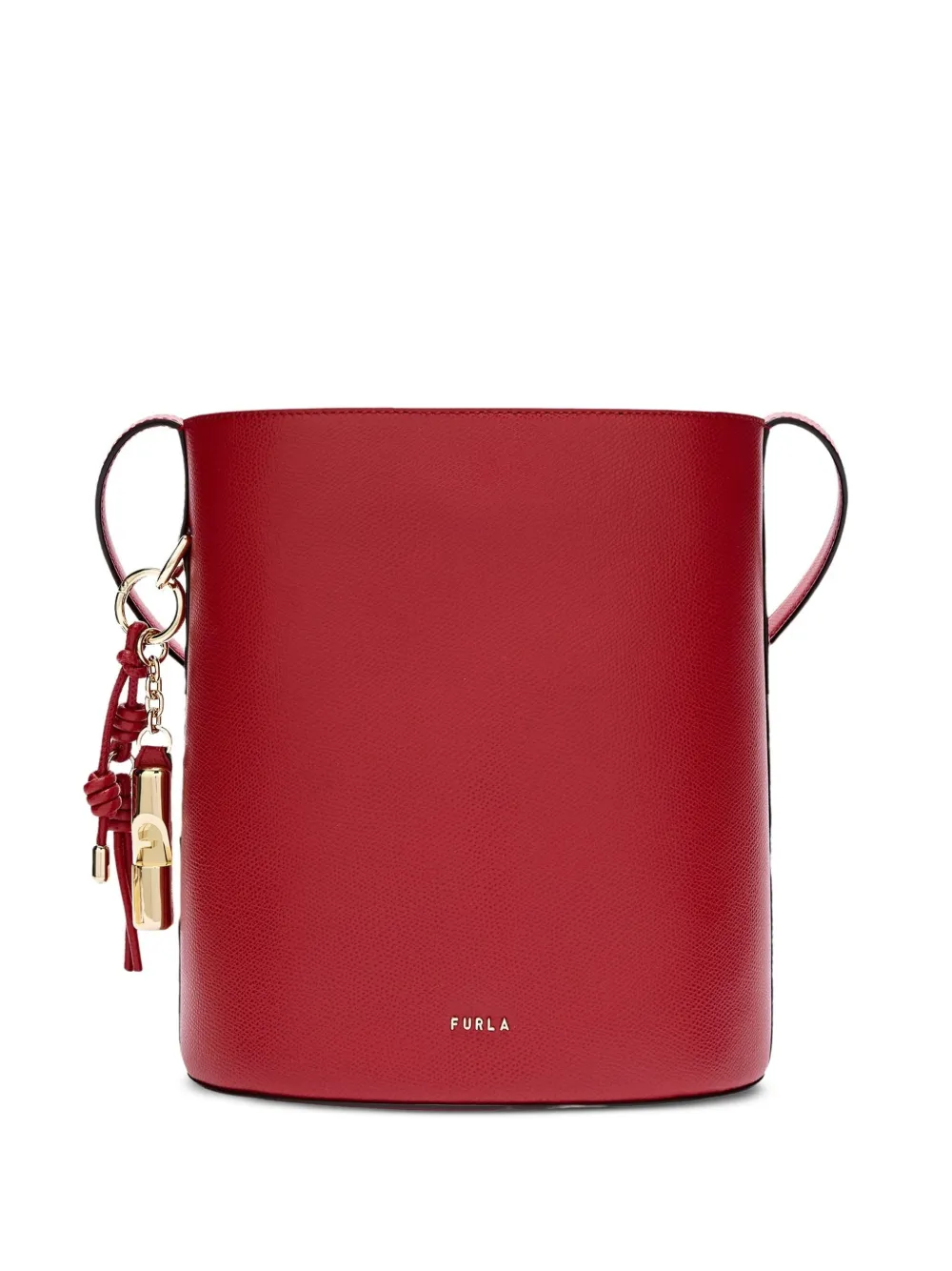 Furla Roxie charm printed leather bucket bag | Red | Image 1