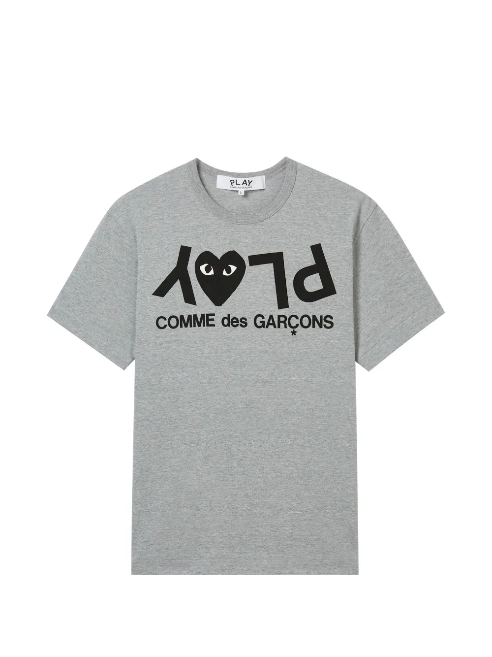 Comme Des Garçons Play T-shirt con logo - Grigio