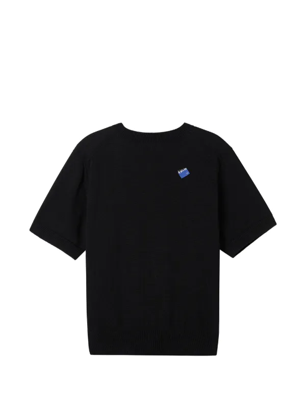 Ader Error ロゴパッチ Vネック Tシャツ | ブラック | FARFETCH JP