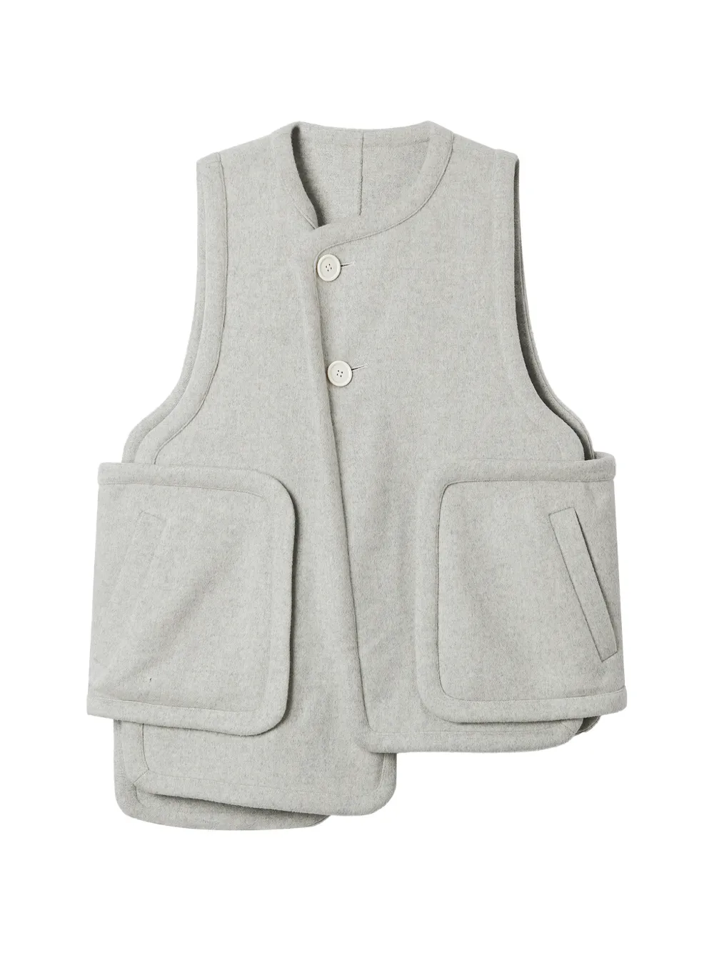Enföld button pocket vest - Grey