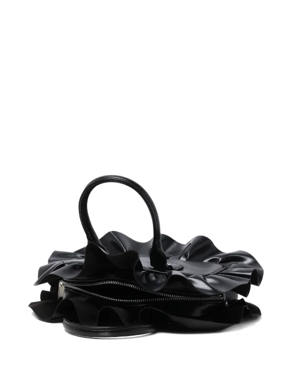 バッグ COMME des GARCONS Lambskin FrillBag Rare Comme Des Garçons Girl Ruffled Mini Bag | Black | FARFETCH
