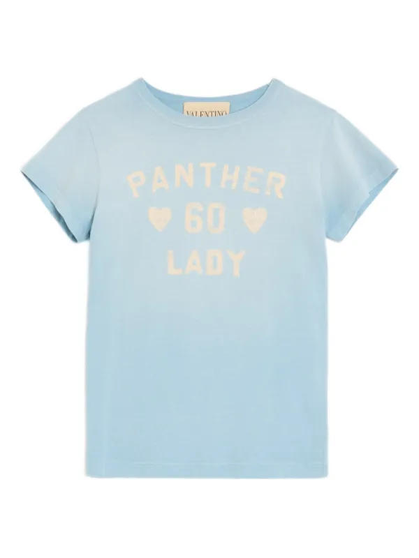 Valentino Garavani プリント Tシャツ | ブルー | FARFETCH JP