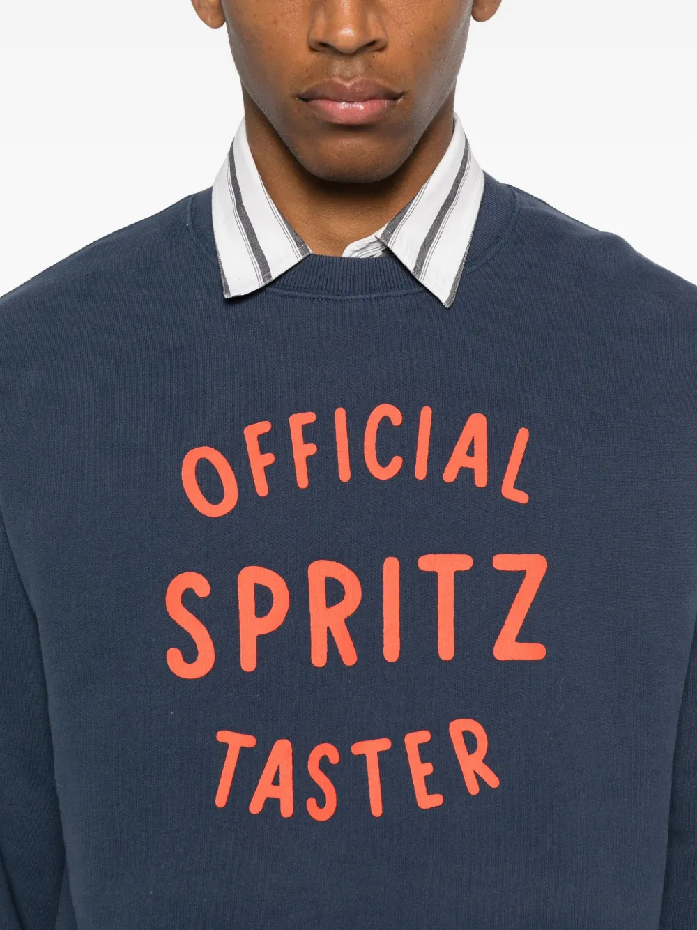 Mc2 Saint Barth Crew-neck Sweatshirt In Blue