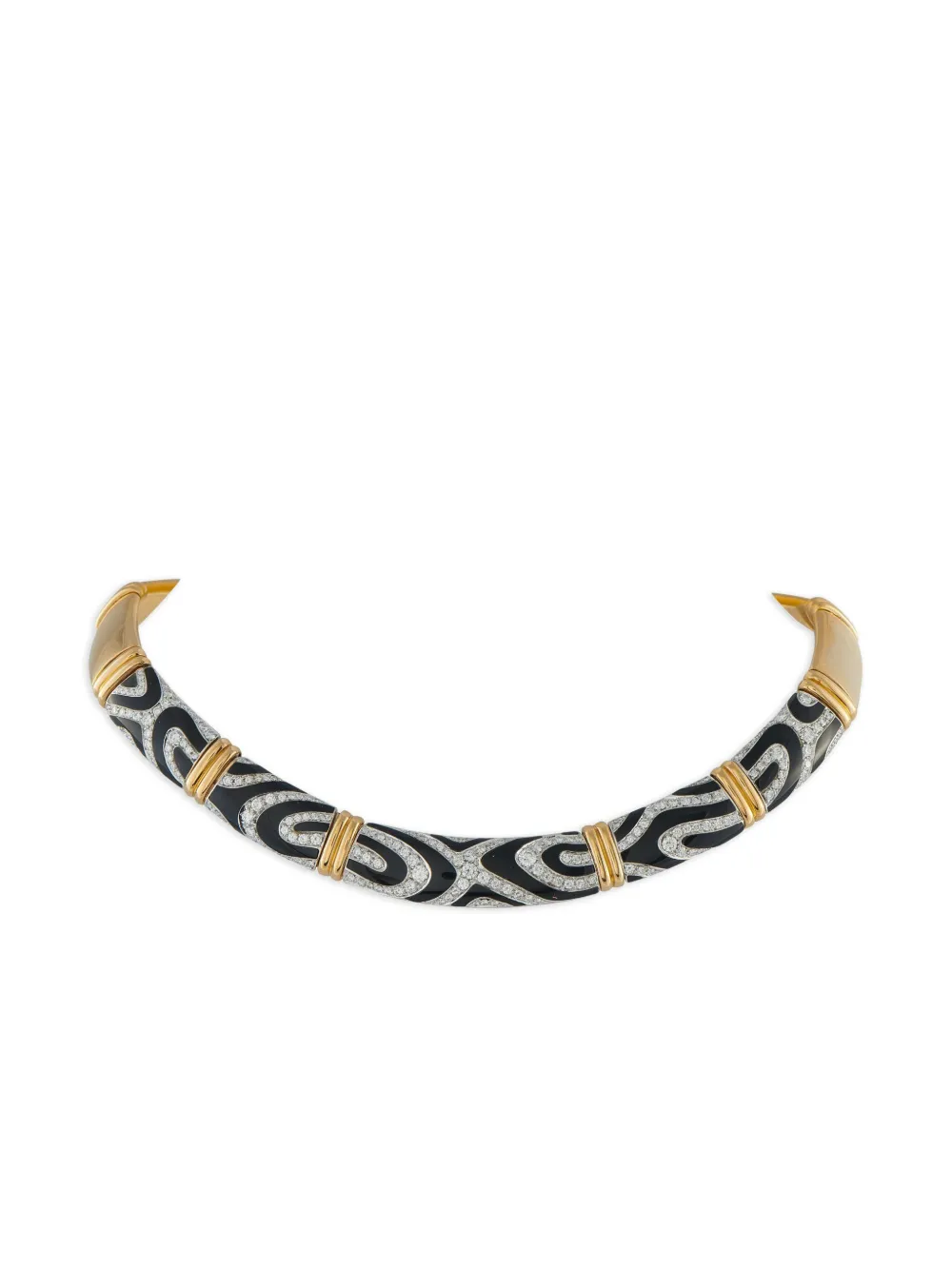 Click to view more detailed imagery on our partner's website Pre-owned Picchiotti 18k Yellow Gold Diamond Necklace