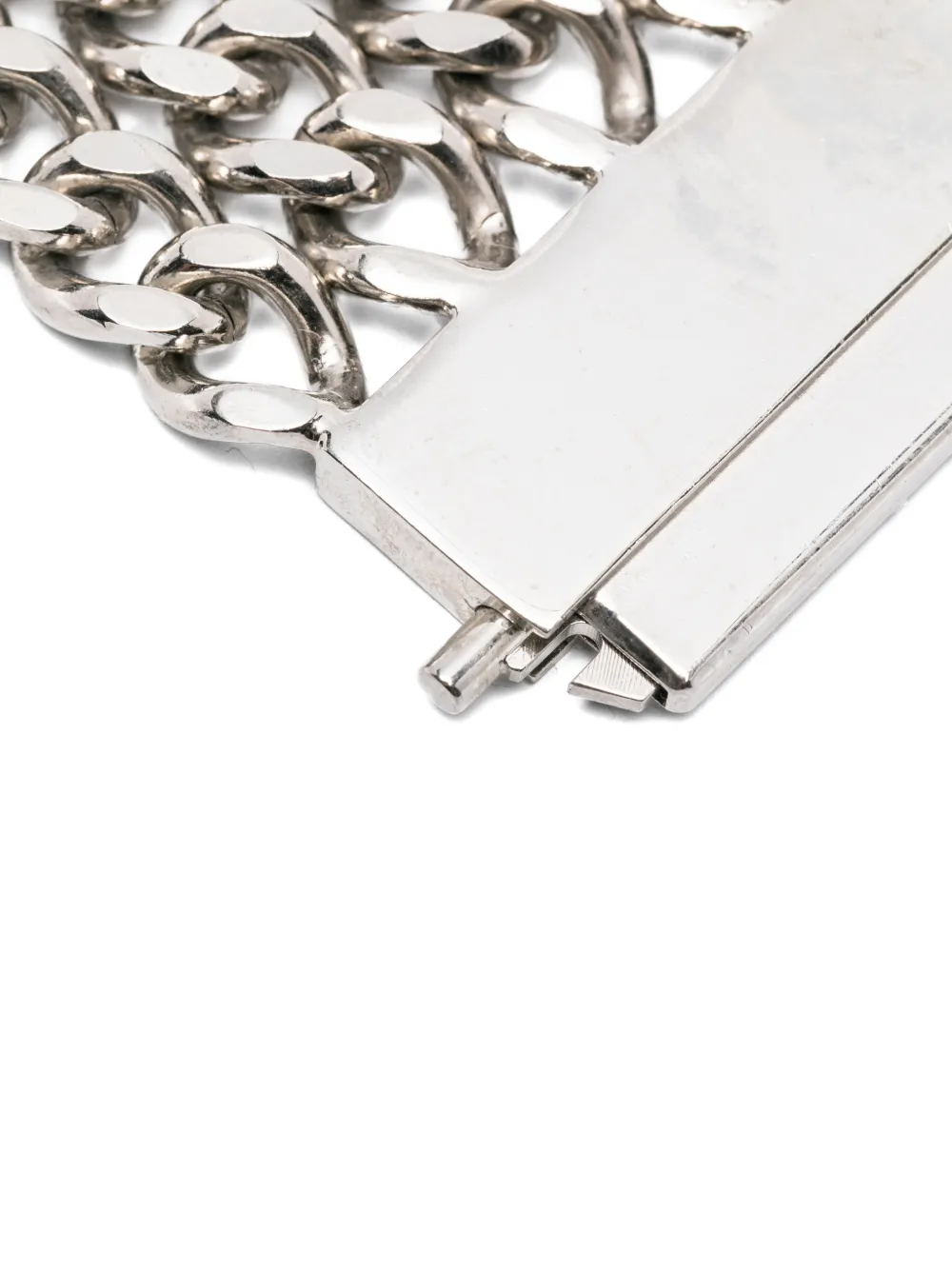 Pre-owned Gianfranco Ferre 1990s Chain Bracelet In Silver