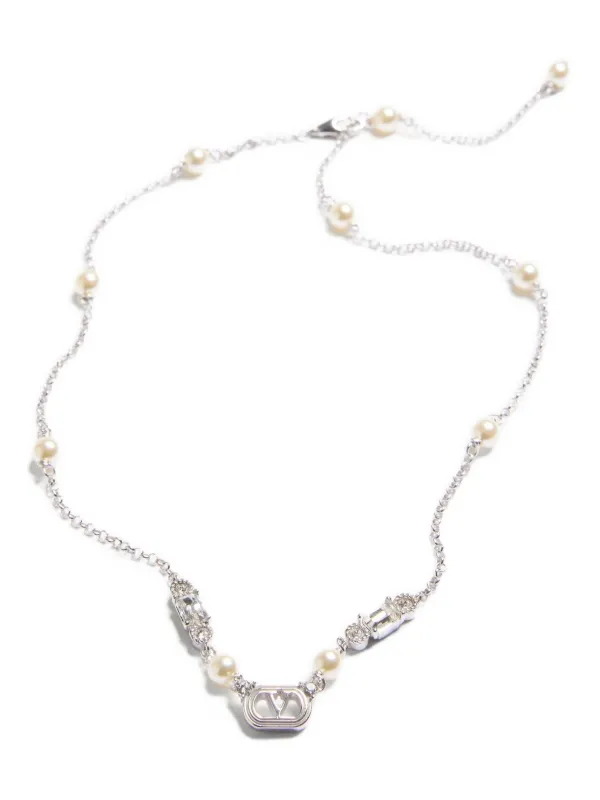 VALENTINO ネックレス 925 シルバー カプセルモチーフ
