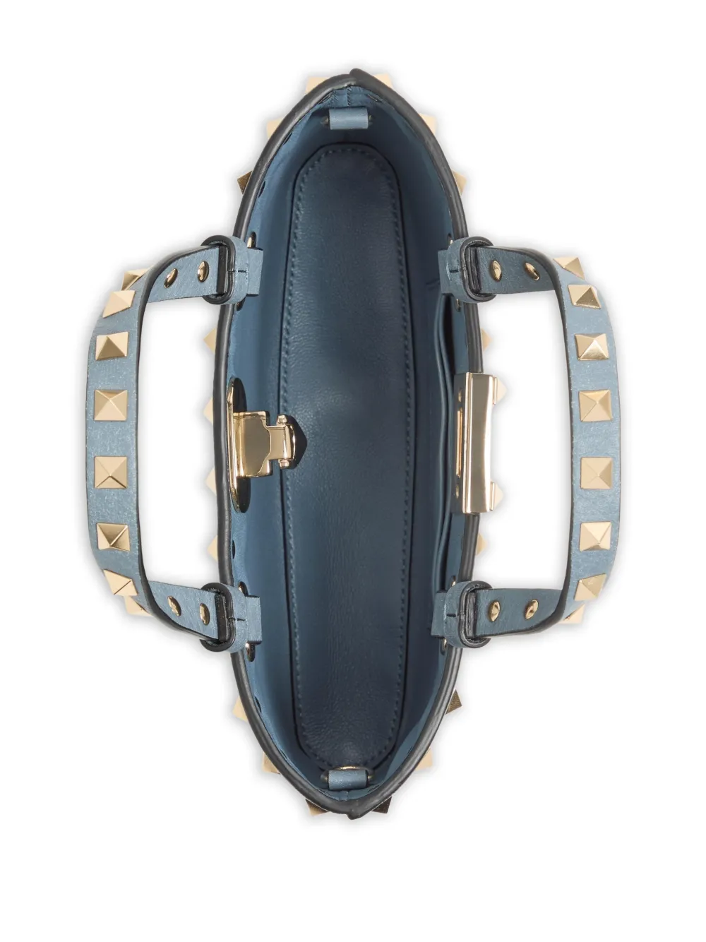 Valentino Garavani ロックスタッズ ハンドバッグ ミニ | ブルー