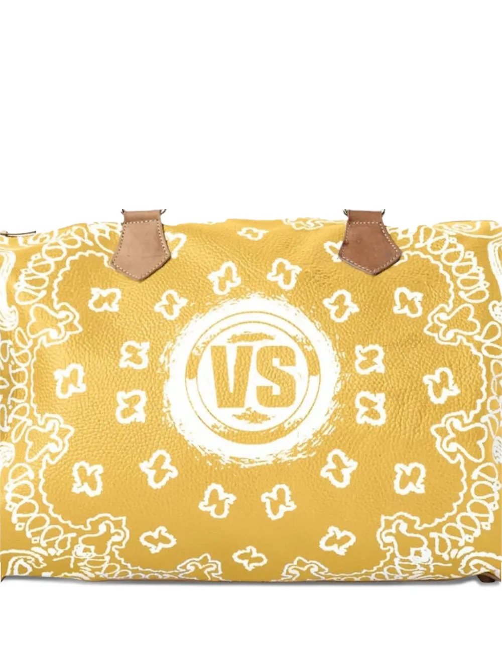 Vale loog-print leather tote bag | Image 2