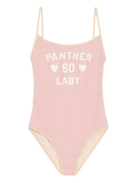 Valentino Garavani printed logo-detail swimsuit