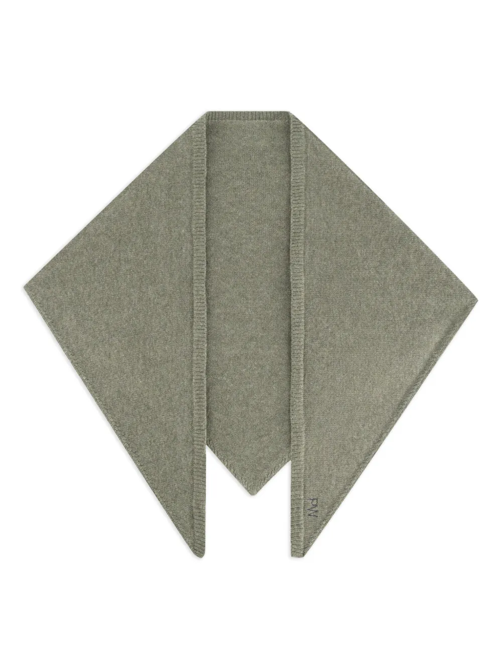 Paloma Wool Prima Knot-detail Scarf In Green