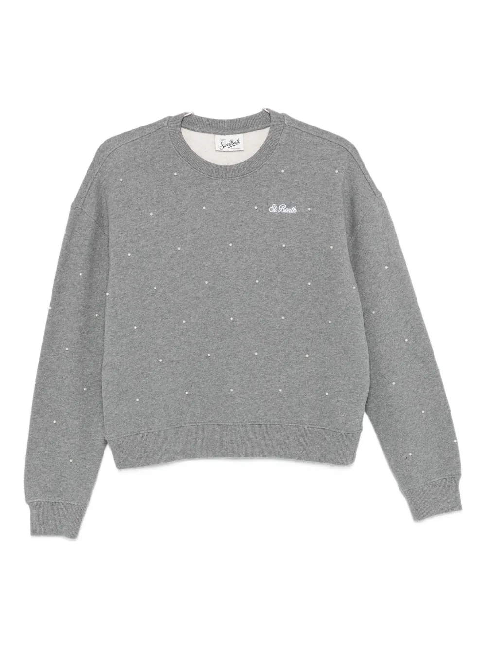 MC2 Saint Barth Casey embellished sweatshirt - Grigio
