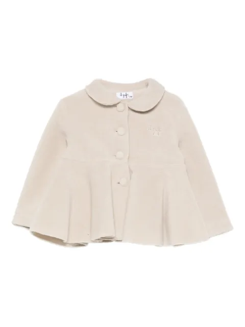 Il Gufo embroidered-logo duffle coat