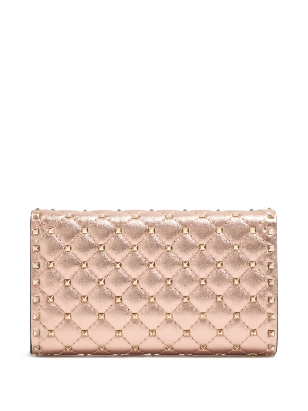 Valentino Garavani Rockstud Spike gewatteerde clutch Roze
