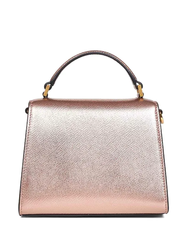 Valentino Garavani Vスリング レザーハンドバッグ ミニ | ピンク