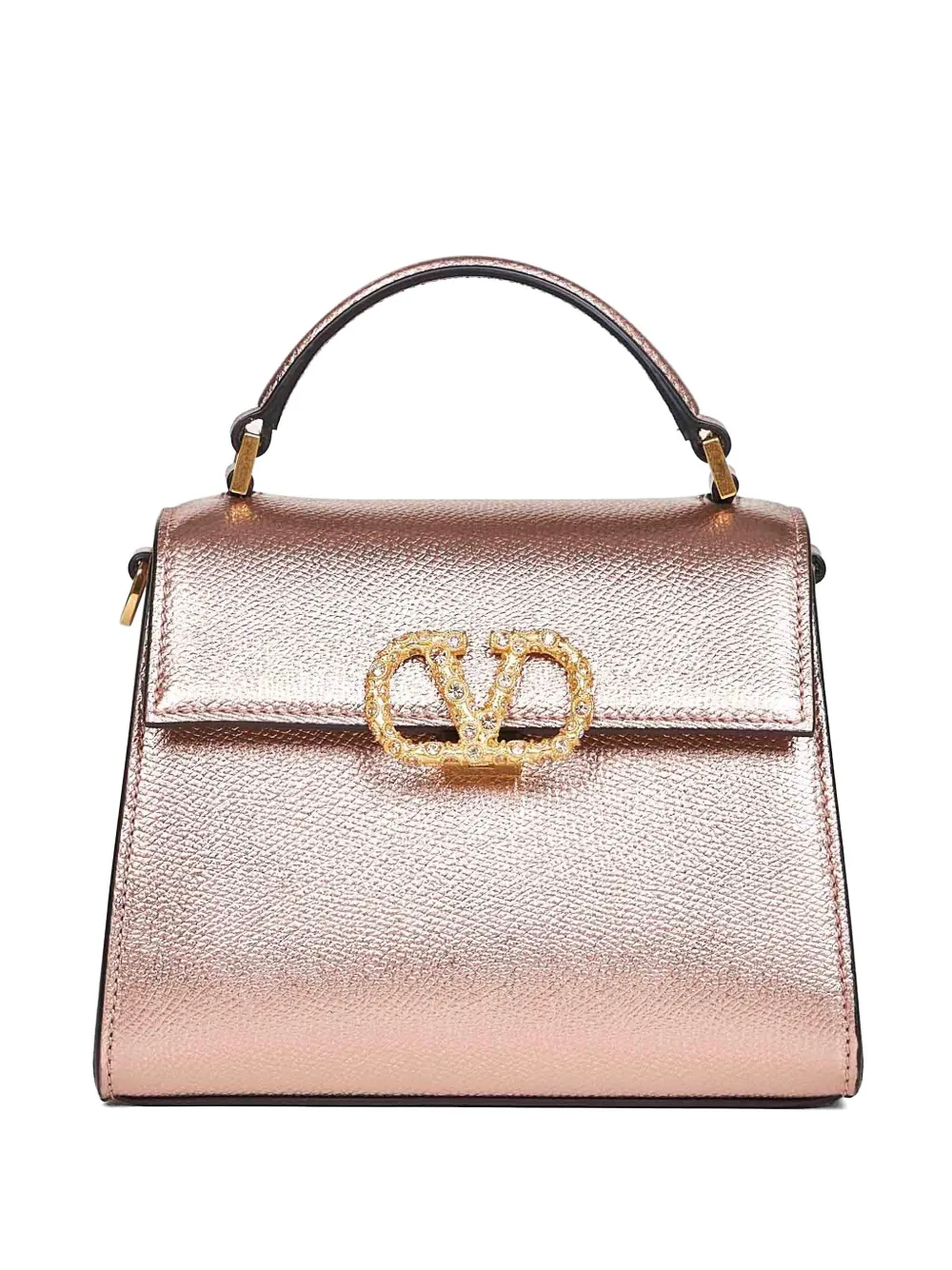Valentino Garavani mini Vsling leather tote bag - Rosa
