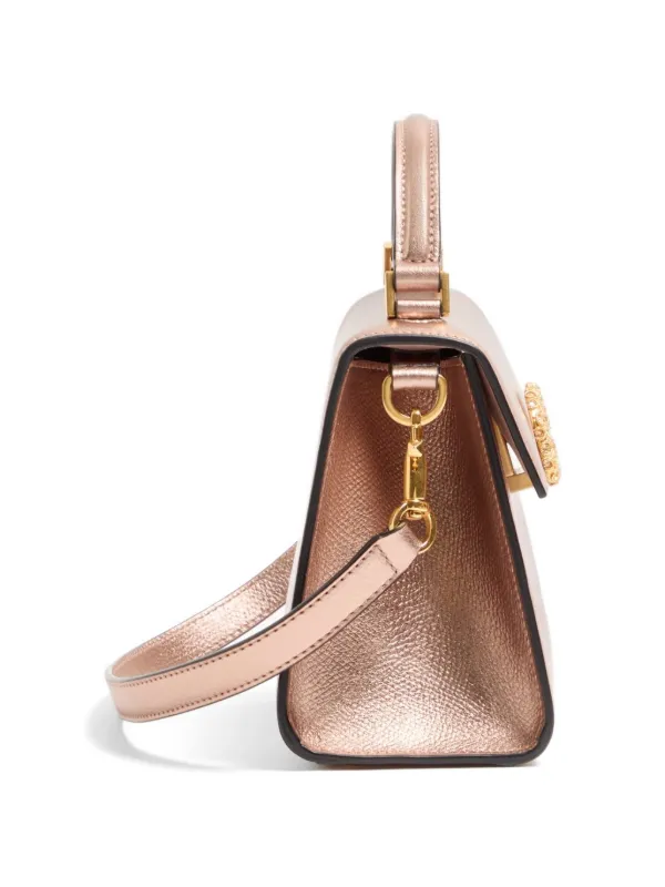 Valentino Garavani Vスリング レザーハンドバッグ ミニ | ピンク