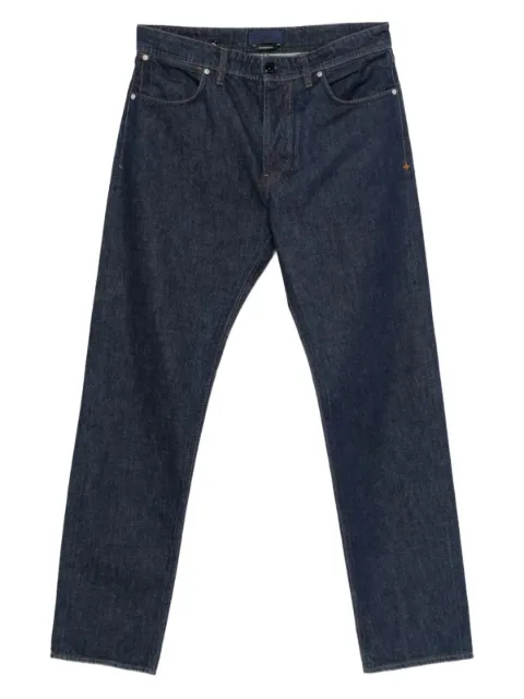 Stone Island star motif denim