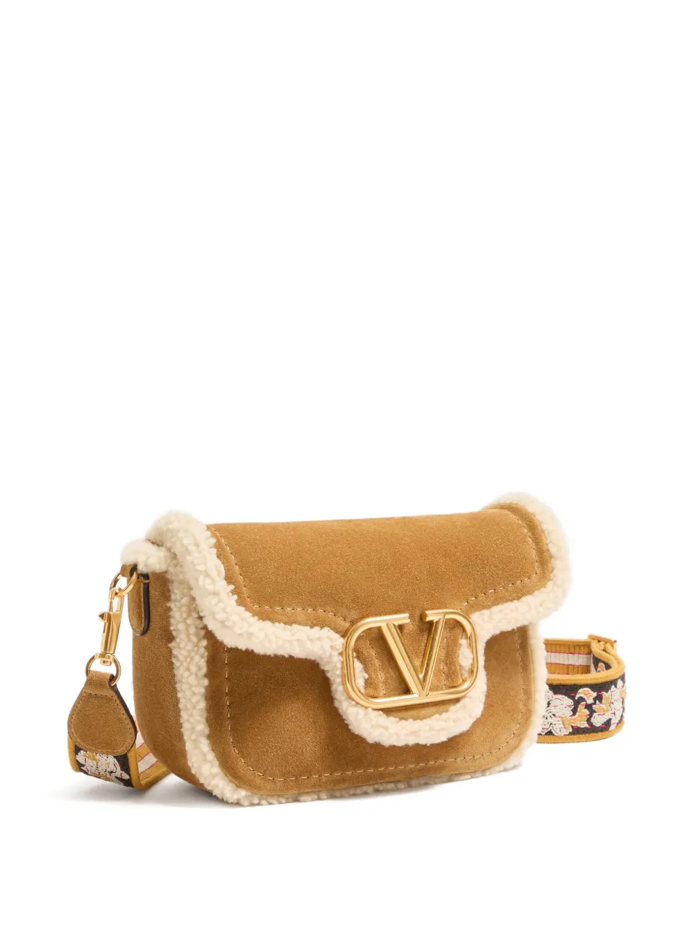 Valentino Garavani Alltime suède shopper Bruin