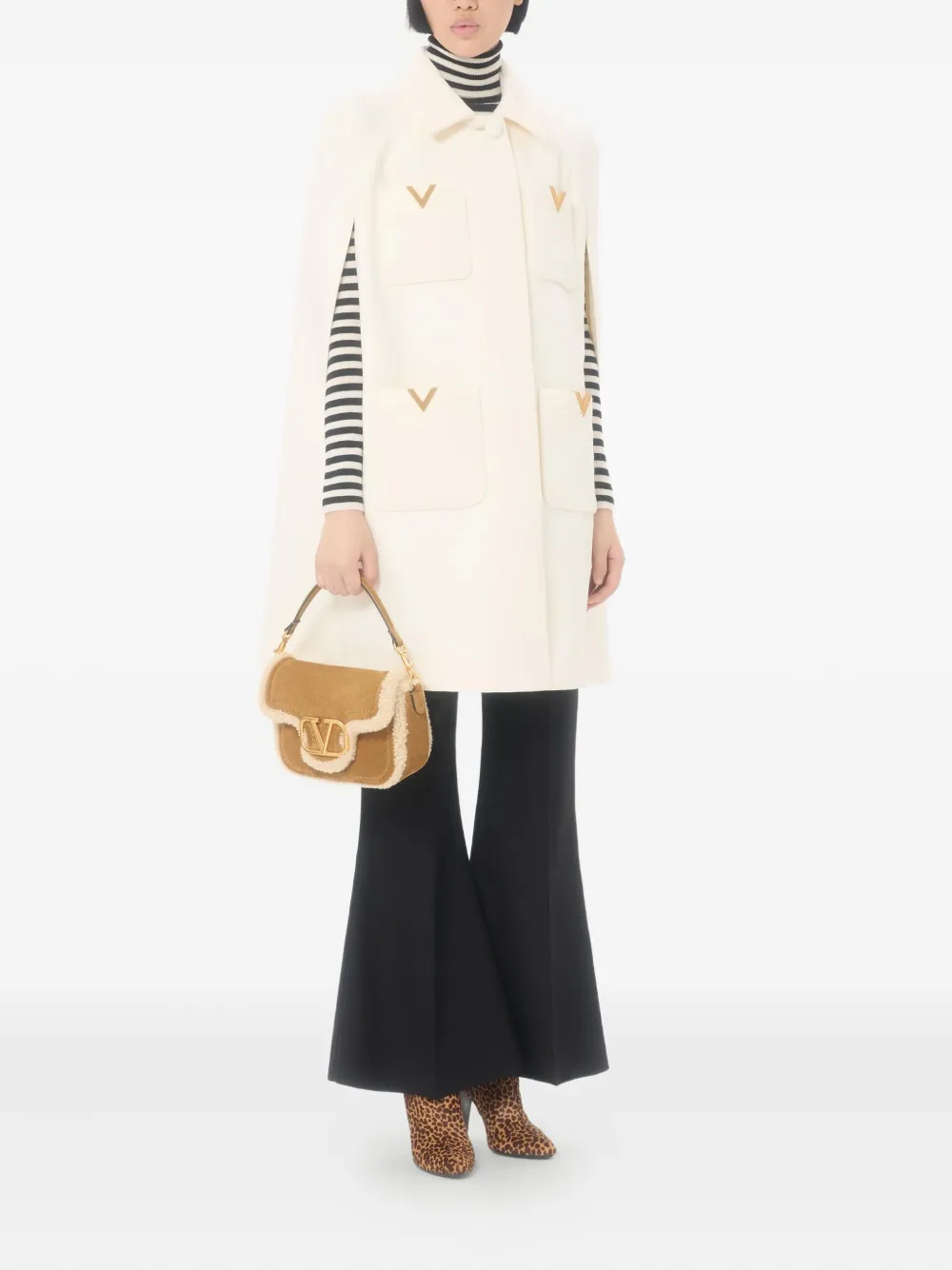 Valentino Garavani Alltime suède shopper Bruin