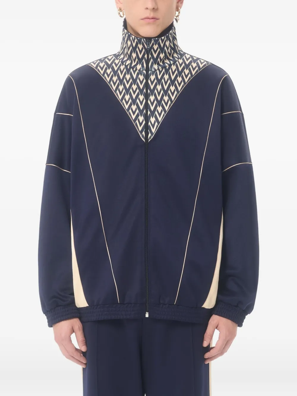 Valentino Garavani Sweater met rits Blauw