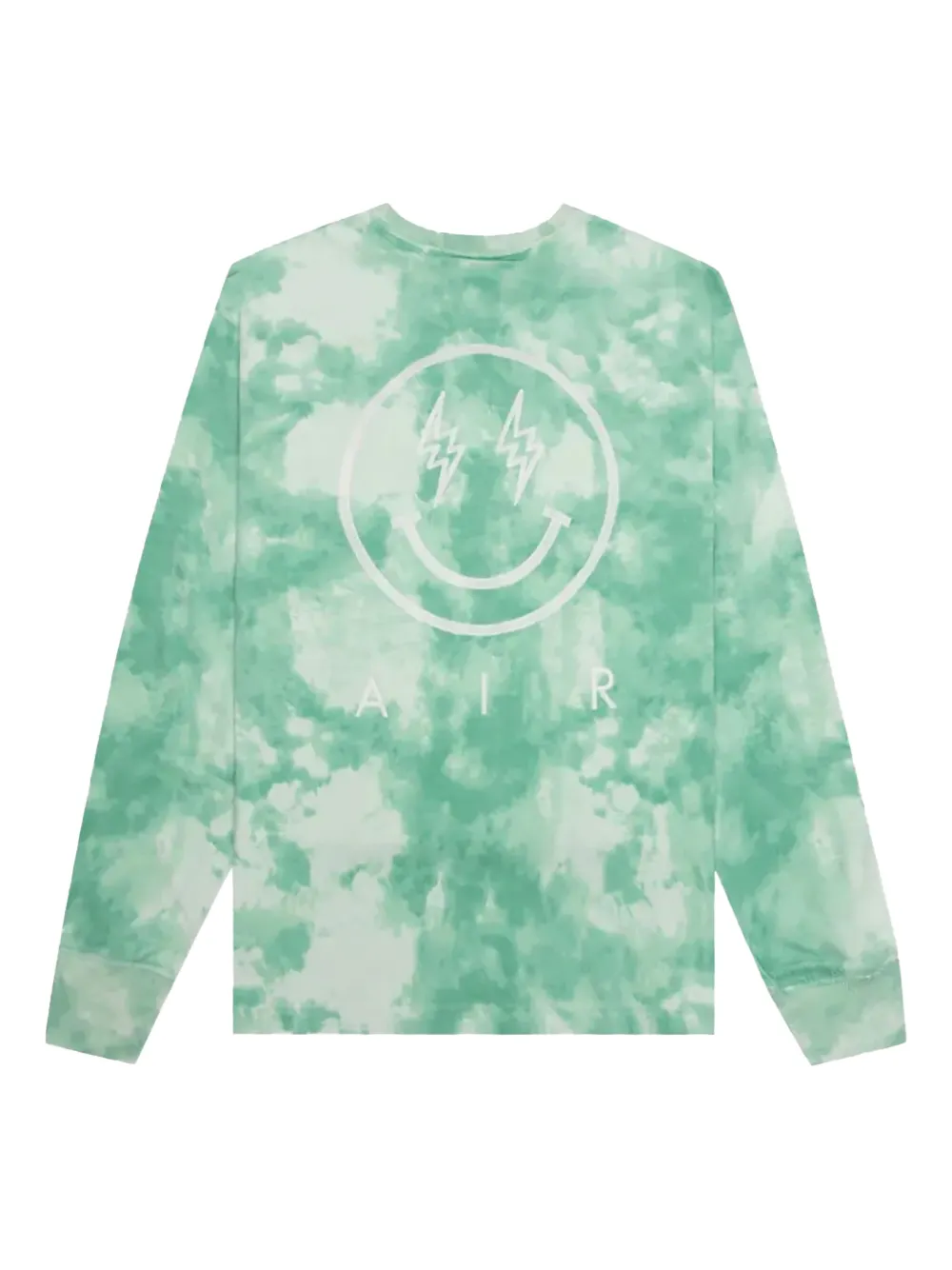 Jordan x J Balvin T-shirt met tie-dye - Groen