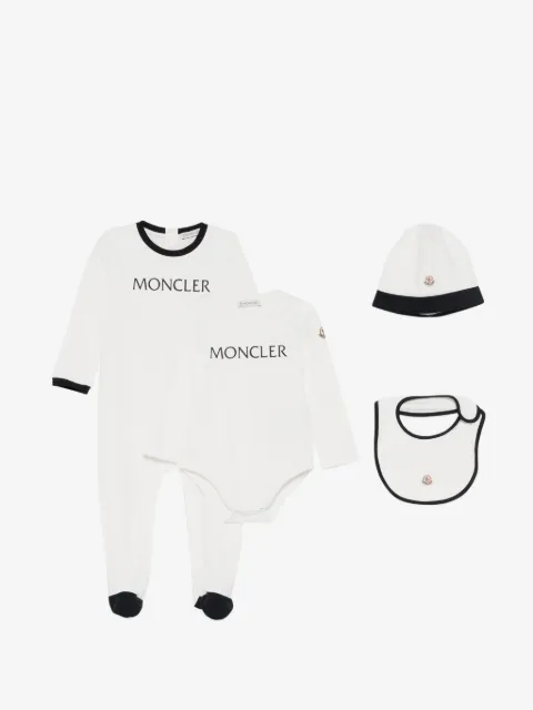 Moncler Enfant logo-print babygrow set (set of four)