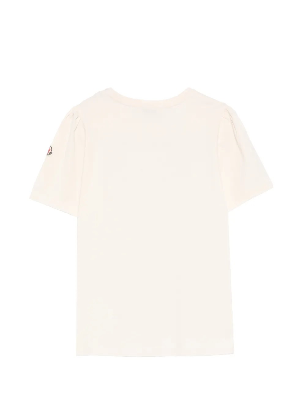  Moncler Enfant Puff-sleeve Floral T-shirt - Neutrals 
