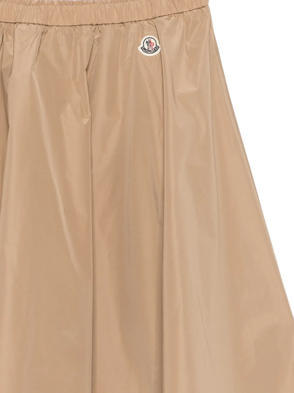  Moncler Enfant Elasticated Logo-detail Skirt - Neutrals 