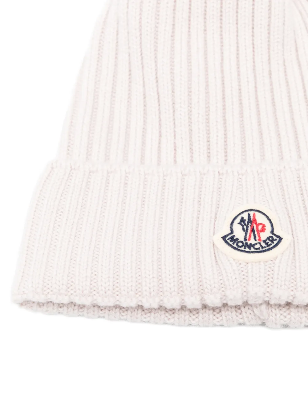 Ribbed Pompom Beanie Hat