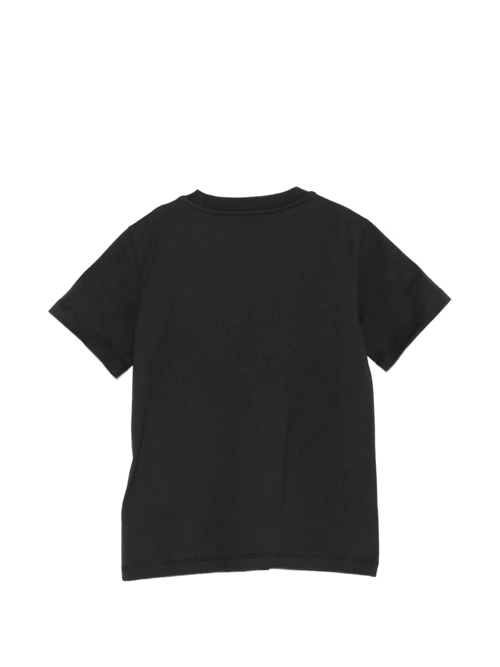 Moncler Enfant T-shirt met grafische print Zwart